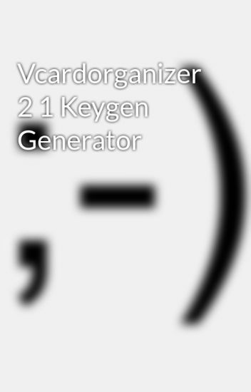 vcardorganizer 1 2 keygen generator